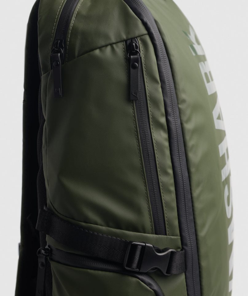 Gymshark X-Series 0.3 Backpacks Olive | CA D7631A